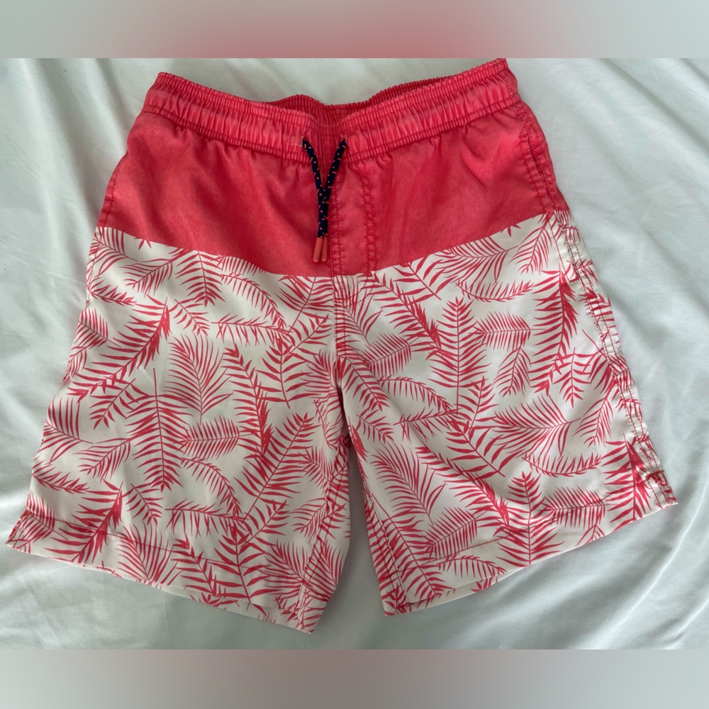 Southern Tide Boys’ Coral Swim Trunks, Size M